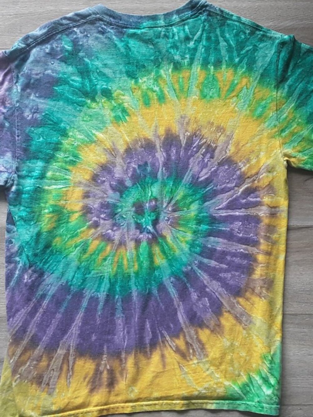 Colortone Tie-Dye T-Shirt Size M Spiral Pattern Vibrant Colors Unisex